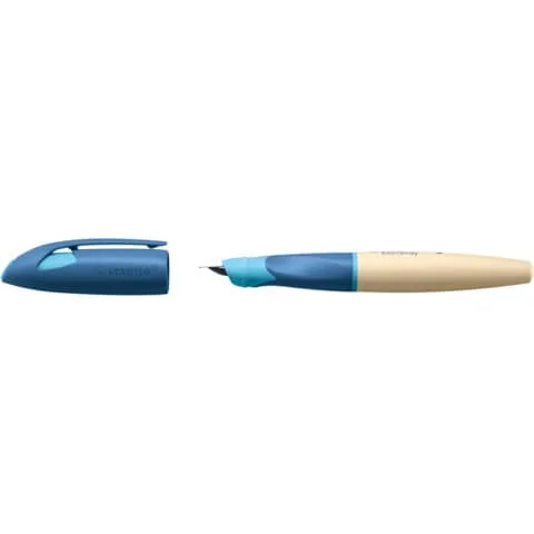 STABILO Füllhalter EASYbirdy Timber R, Rechtshänder, blau (EAN: 4006381606349)