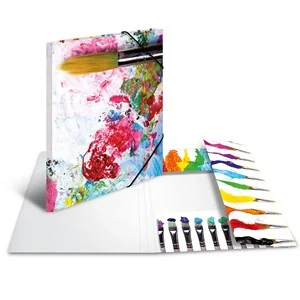 HERMA Eckspannermappe "Farben", aus Karton, DIN A4 (EAN: 4008705192231)