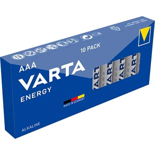 VARTA Alkaline Batterie "ENERGY", Micro (AAA/LR3) (EAN: 4008496635016)