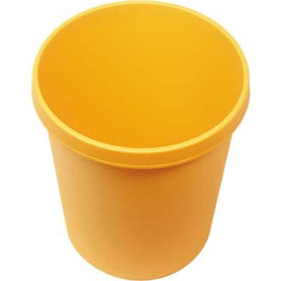 helit Papierkorb "the german", 30 Liter, PE, gelb (EAN: 4012086051100)