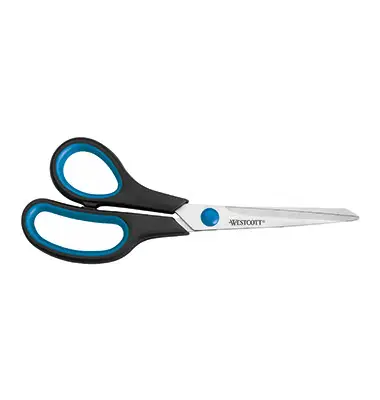 WESTCOTT Schere Easy Grip, Länge: 210 mm, für Linkshänder (EAN: 4027521302822)