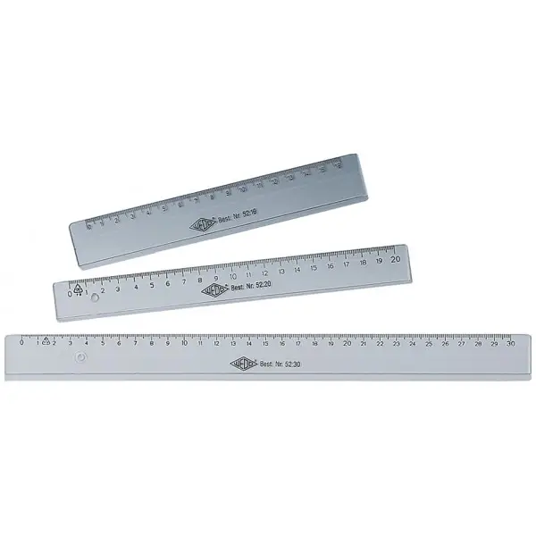 WEDO Lineal, 200 mm, aus Kunststoff, transparent (EAN: 4003801031453)