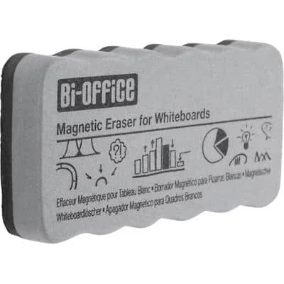 Bi-Office Tafellöscher für Weißwandtafeln, magnethaftend, schwarz / grau (EAN: 5603750531050)
