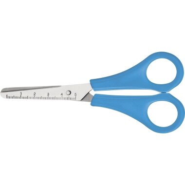 WESTCOTT Bastelschere Kids, rund, 130 mm, blau (EAN: 4027521513174)