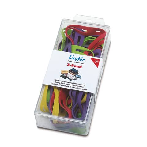 Läufer X-Band in der Dose - 30 g, 150 x 11 mm, bunt sortiert (EAN: 4006677590758)