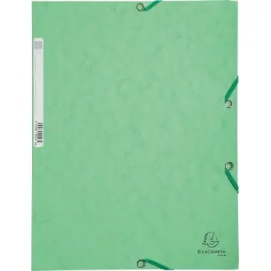 EXACOMPTA Eckspannermappe, DIN A4, Karton, lindgrün (EAN: 3130630555131)