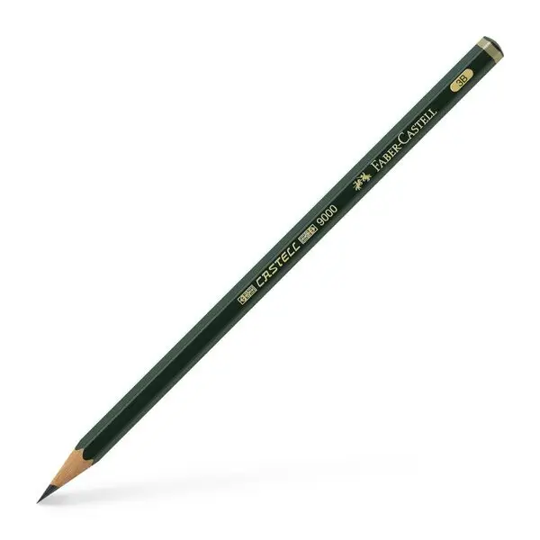 FABER-CASTELL Bleistift CASTELL 9000, Härtegrad: 3B (EAN: 4005401190035)