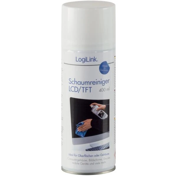 LogiLink Bildschirmreiniger, 400 ml Spraydose (EAN: 4052792038446)