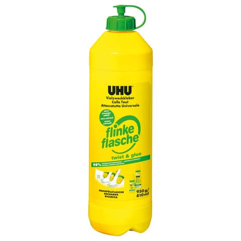 UHU Vielzweckkleber flinke flasche, 950 g Nachfüllflasche (EAN: 4026700460001)