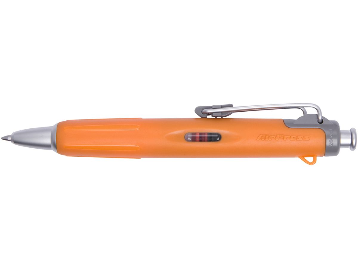 Tombow Druckkugelschreiber "AirPress Pen", orange/silber (EAN: 4901991554410)