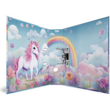 HERMA Motivordner "Happy Unicorns", A4, Rückenbreite: 70 mm (EAN: 4008705201360)