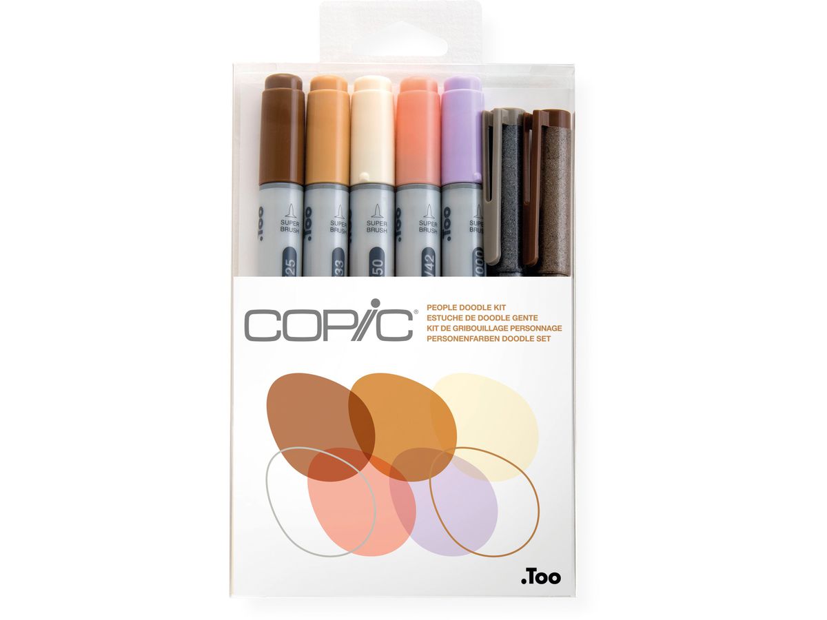 COPIC Marker ciao, 7er Set "Doodle Kit People" (EAN: 4511338053928)