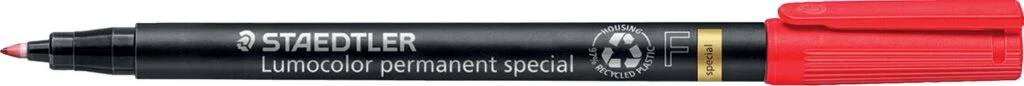 STAEDTLER Lumocolor Permanent-Marker special 319F, rot (EAN: 4007817319062)