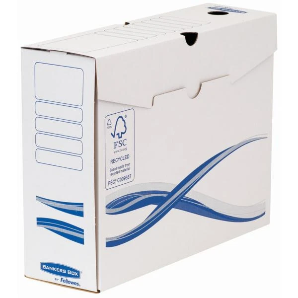 Fellowes BANKERS BOX Basic Archiv-Schachtel, blau, (B)80 mm (EAN: 0043859655571)
