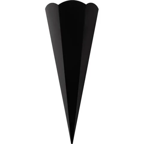 folia Schultüten-Zuschnitt, 6-eckig, 680 mm, schwarz (EAN: 4001868128307)