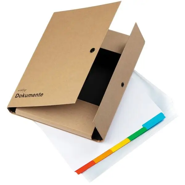 PAGNA Dokumentenmappe, DIN A4, Füllhöhe: 20 mm, Kraftpapier (EAN: 4009212060488)