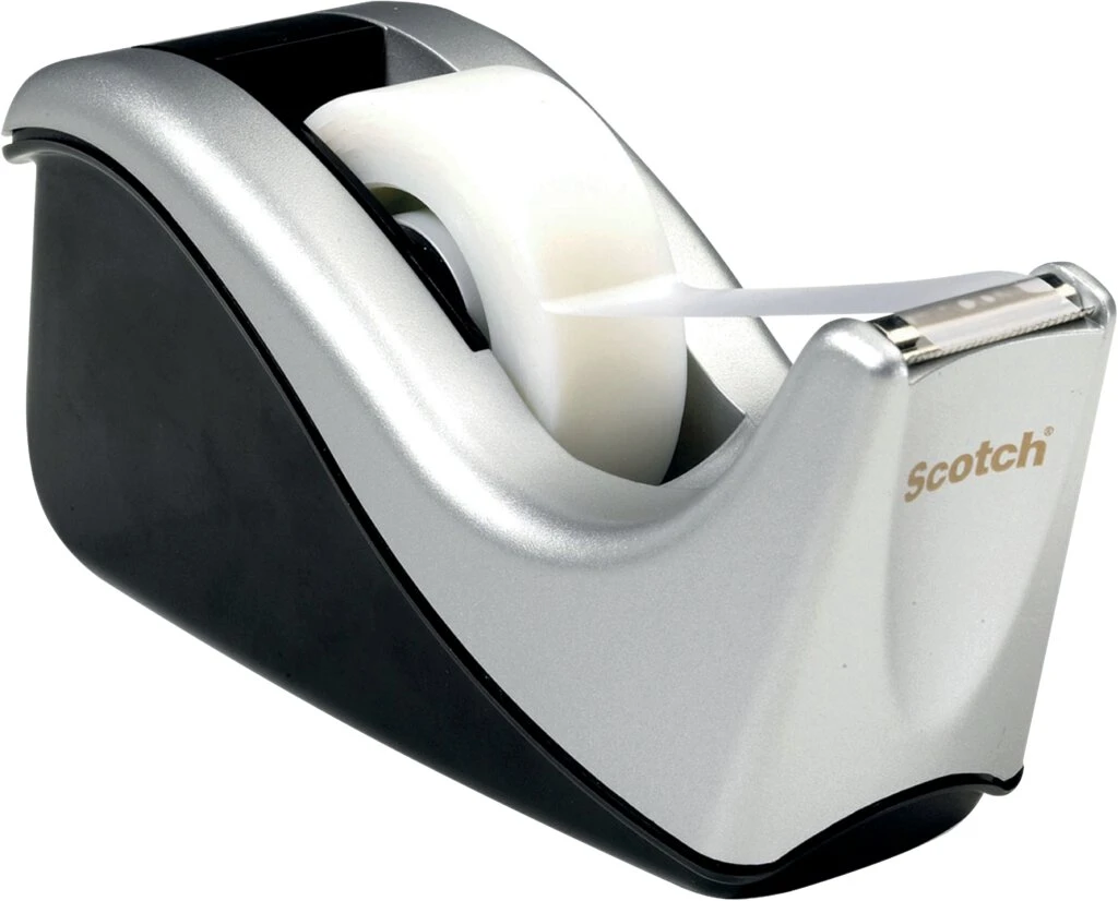 3M Scotch Tischabroller C60, ausklappbar, schwarz/silber (EAN: 4046719105472)