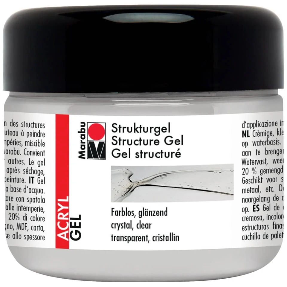 Marabu Strukturgel, 225 ml, farblos glänzend (EAN: 4007751654915)