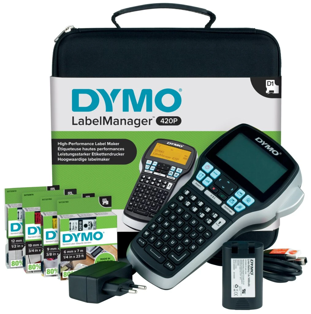 DYMO Hand-Beschriftungsgerät "LabelManager 420P" im Koffer (EAN: 3501170915486)