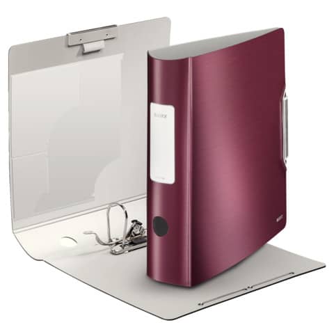 LEITZ Ordner Active Style, 180 Grad, 80 mm, granat-rot (EAN: 4002432104574)