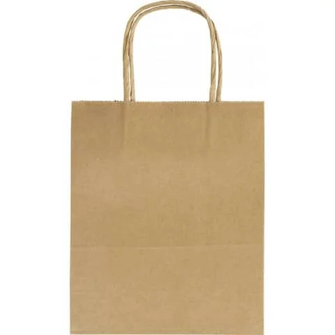 folia Papiertüten, Kraftpapier, 125 x 50 x 150 mm, natur (EAN: 4001868021219)
