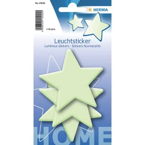 HERMA Leuchtsticker HOME "Sterne Groß" (EAN: 4008705150200)