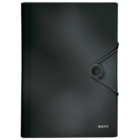 LEITZ Fächermappe Solid, A4, PP, 6 Fächer, schwarz (EAN: 4002432115037)