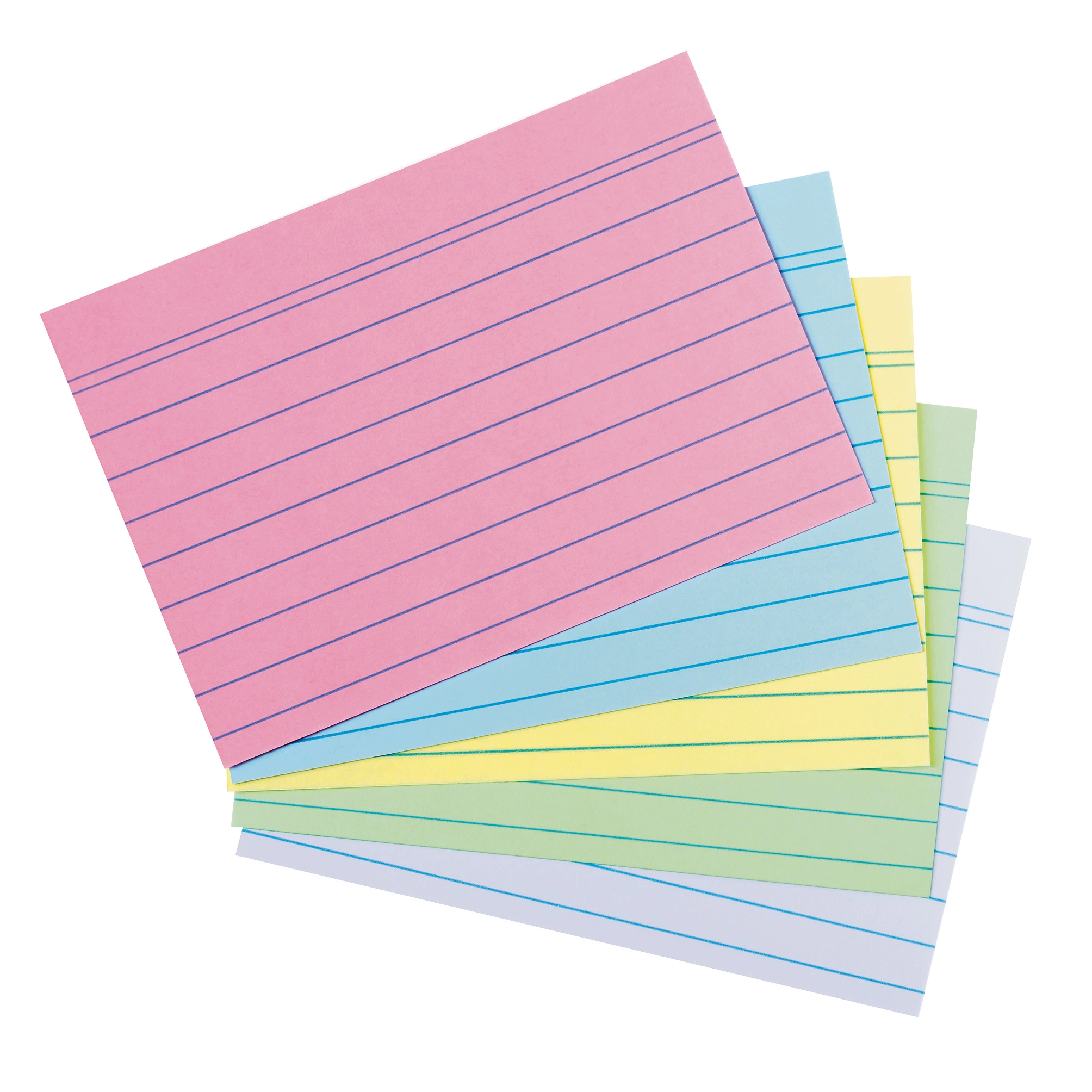 herlitz Karteikarten Recycling, DIN A6, liniert, sortiert (EAN: 4008110301709)