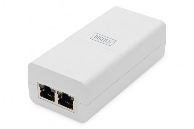 DIGITUS Gigabit Ethernet PoE+ Injektor 802.3at, 100 m (EAN: 4016032485834)