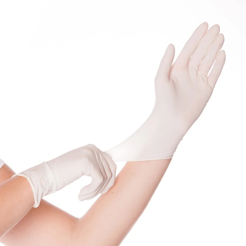 HYGOSTAR Latex-Handschuh Skin, XL, weiß, gepudert (EAN: 4015544265002)
