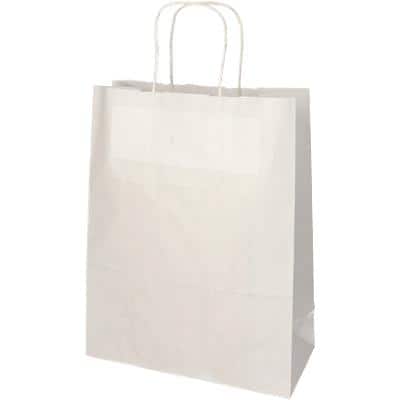 PAPSTAR Papier-Tragetasche, 280 x 220 x 100 mm, weiß (EAN: 4002911888506)