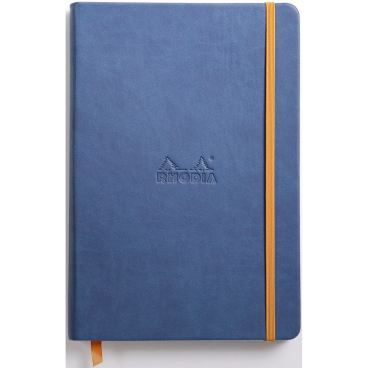 RHODIA Notizbuch RHODIARAMA, DIN A5, liniert, saphirblau (EAN: 3037921187487)