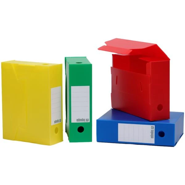 extendos Archivbox, PP, 100 mm, farbig sortiert (EAN: 3068590013159)