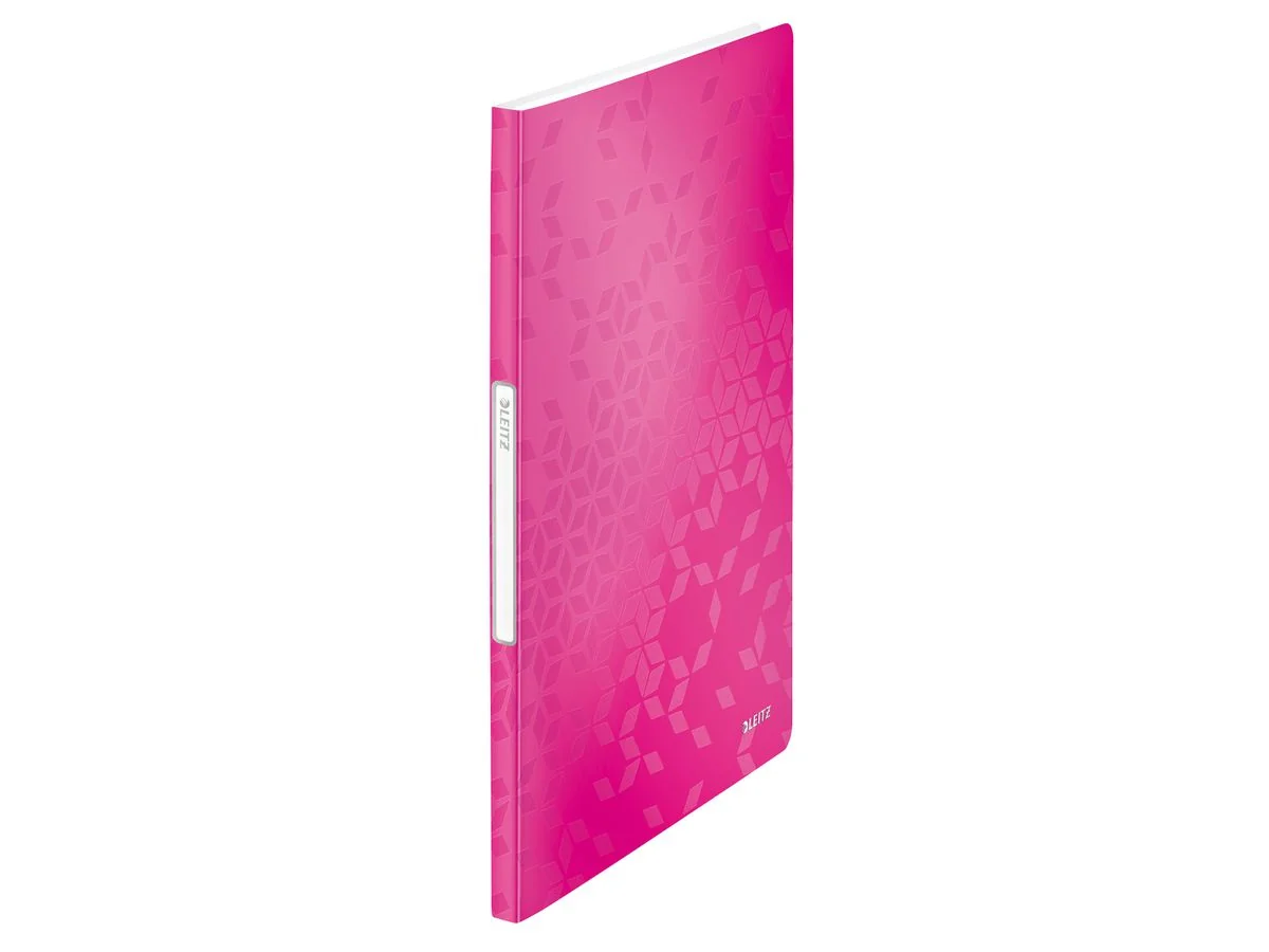 LEITZ Sichtbuch WOW, A4, PP, mit 20 Hüllen, pink (EAN: 4002432106066)