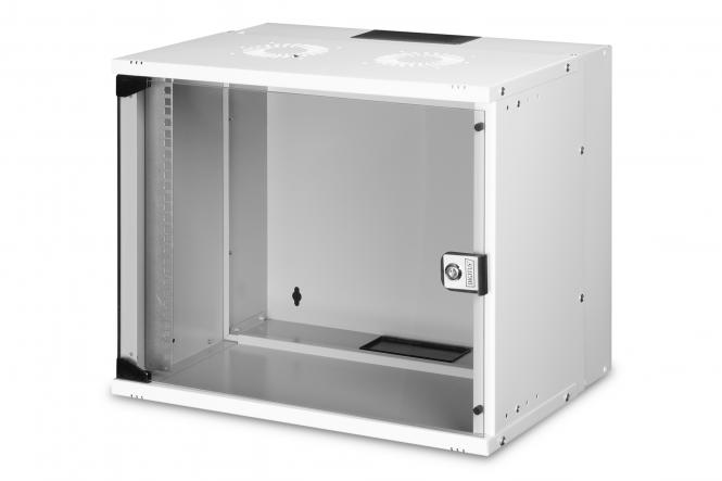 DIGITUS 19" Wandgehäuse SOHO PRO, (B)540 x (T)400 mm, 9HE (EAN: 4016032493730)
