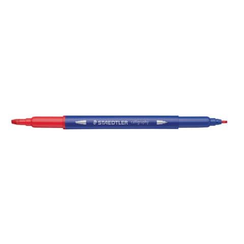 STAEDTLER Kalligraphie-Doppel-Fasermaler, 12er Etui (EAN: 4007817042861)