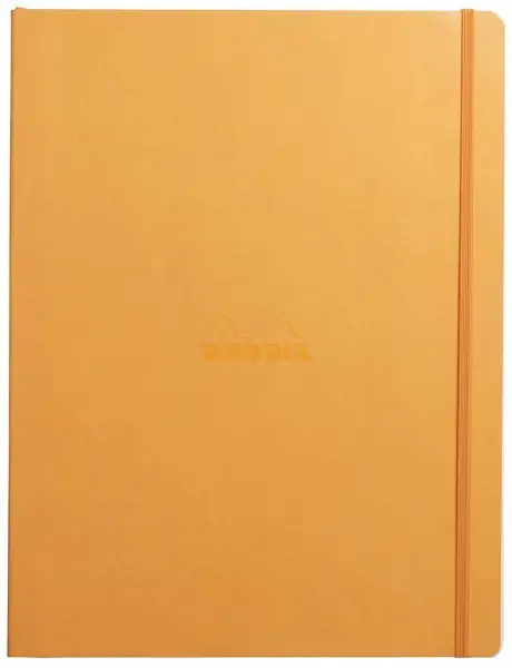 RHODIA Notizbuch RHODIARAMA, DIN A4+, liniert, orange (EAN: 3037921177150)