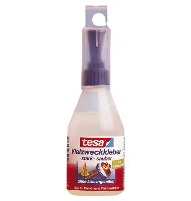 tesa ecoLogo Vielzweckkleber, in Kunststoff-Flasche, 100 g (EAN: 0000040059549)