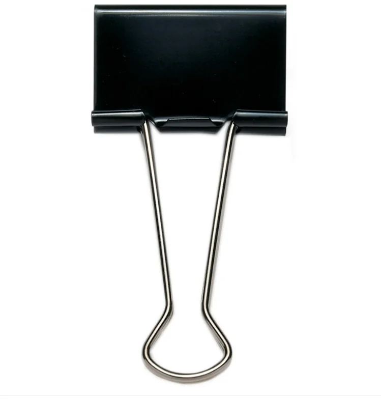 RAPESCO Foldback-Klammer, (B)19 mm, schwarz, 80 Stück (EAN: 5018505010726)