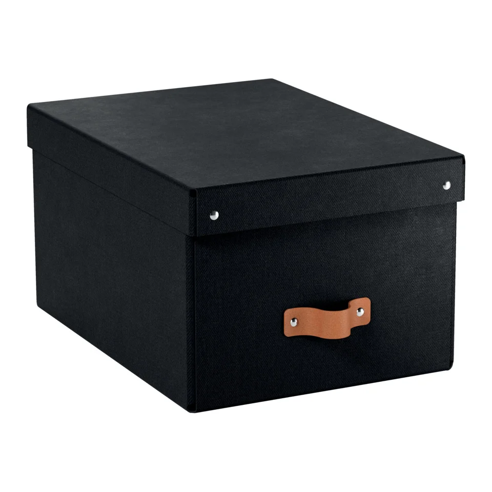LEITZ Aufbewahrungsbox-Set Puro, Karton, 17 Liter, schwarz (EAN: 4002432136476)