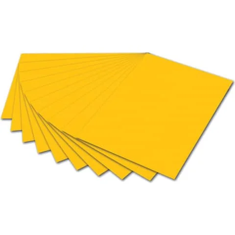 folia Tonpapier, DIN A4, 130 g/qm, goldgelb (EAN: 4001868064155)