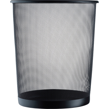 helit Papierkorb "the circle network", 23 Liter, schwarz (EAN: 4012086009477)