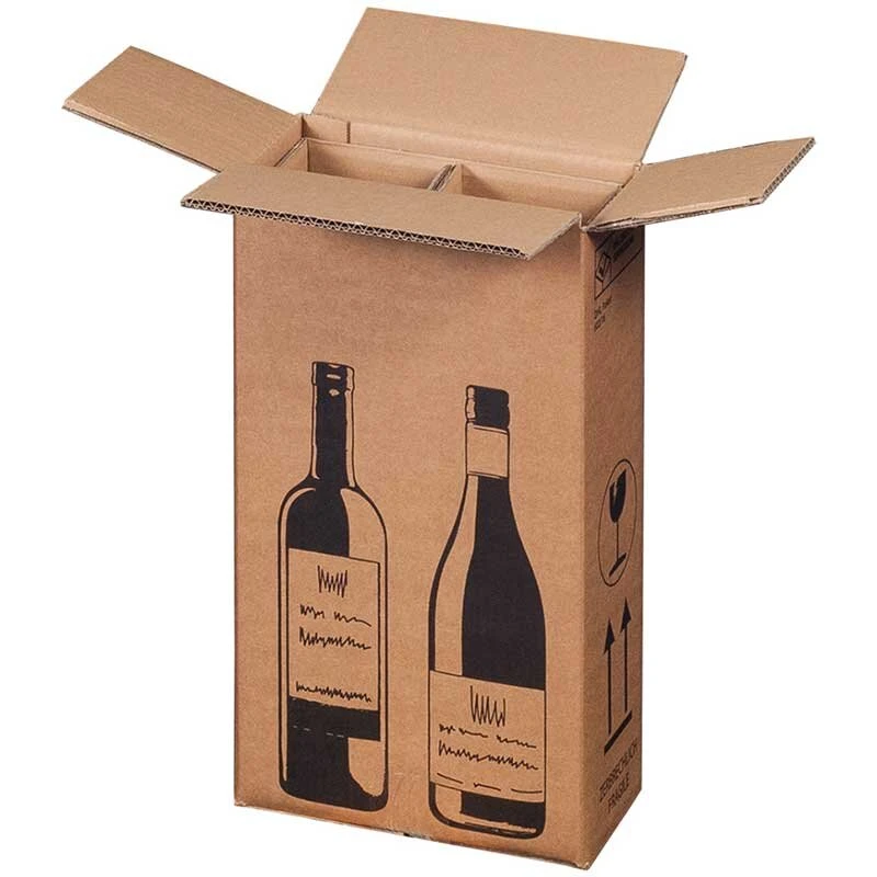 SMARTBOXPRO Flaschen-Versandkarton, für 2 Flaschen (EAN: 4250414138318)