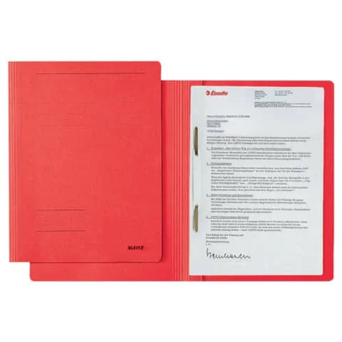 LEITZ Schnellhefter Fresh, DIN A4, Karton, rot (EAN: 4002432355914)