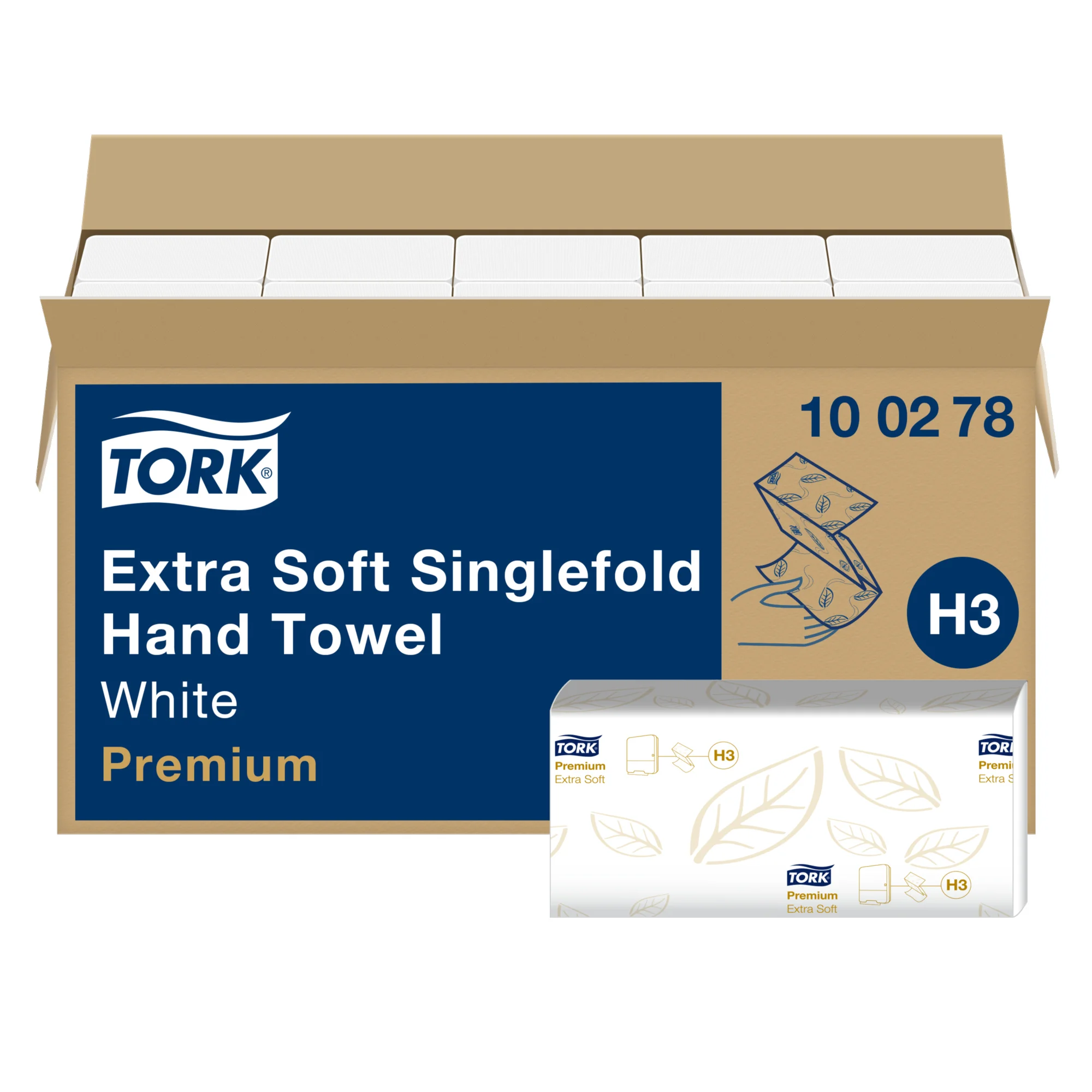 TORK Premium Handtuchpapier, 226 x 230 mm, weiß, Z-Falz (EAN: 7322540544725)