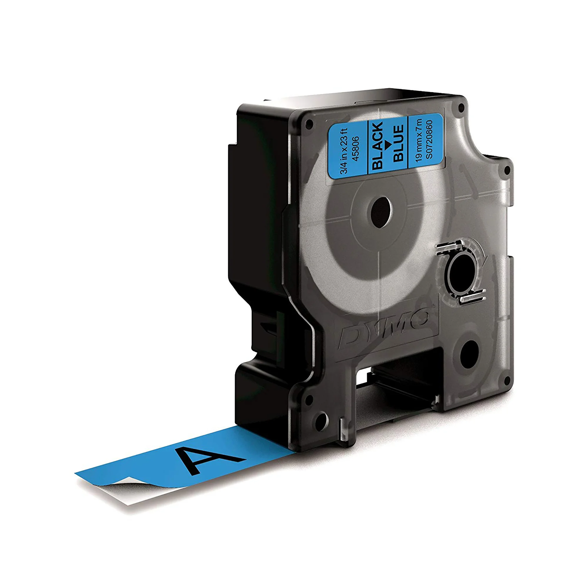 DYMO D1 Schriftbandkassette schwarz/blau, 19 mm x 7 m (EAN: 5411313452168)