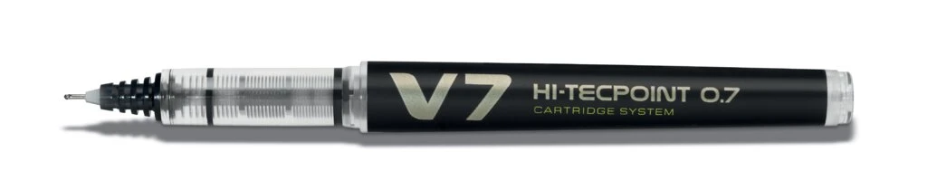 PILOT Tintenroller Hi-Tecpoint V7, nachfüllbar, schwarz (EAN: 4902505442865)