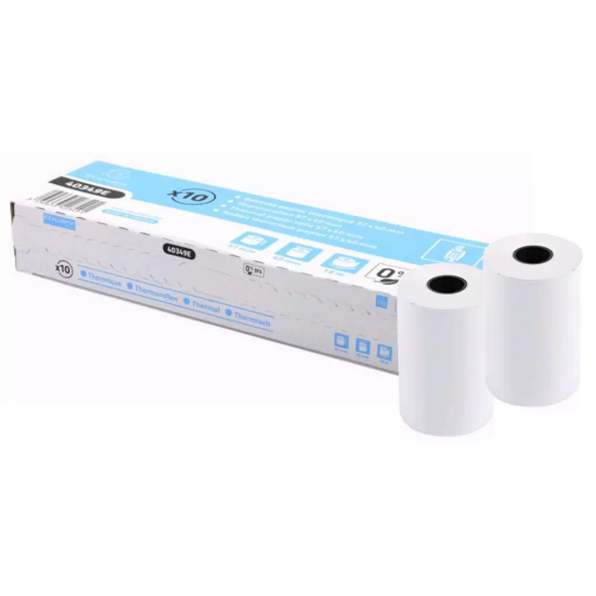 EXACOMPTA Thermorollen für Kassensysteme, 80 mm x 76 m (EAN: 3130631408085)