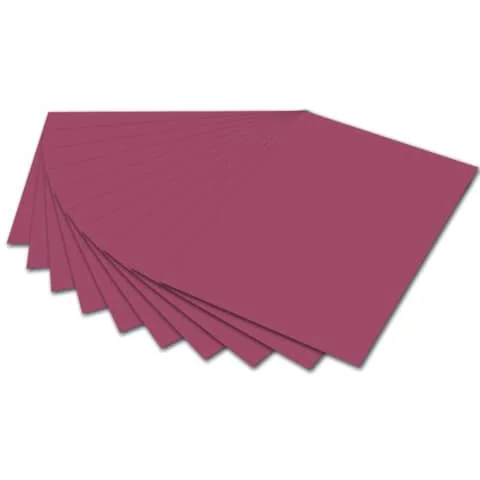 folia Tonpapier, DIN A4, 130 g/qm, weinrot (EAN: 4001868064278)