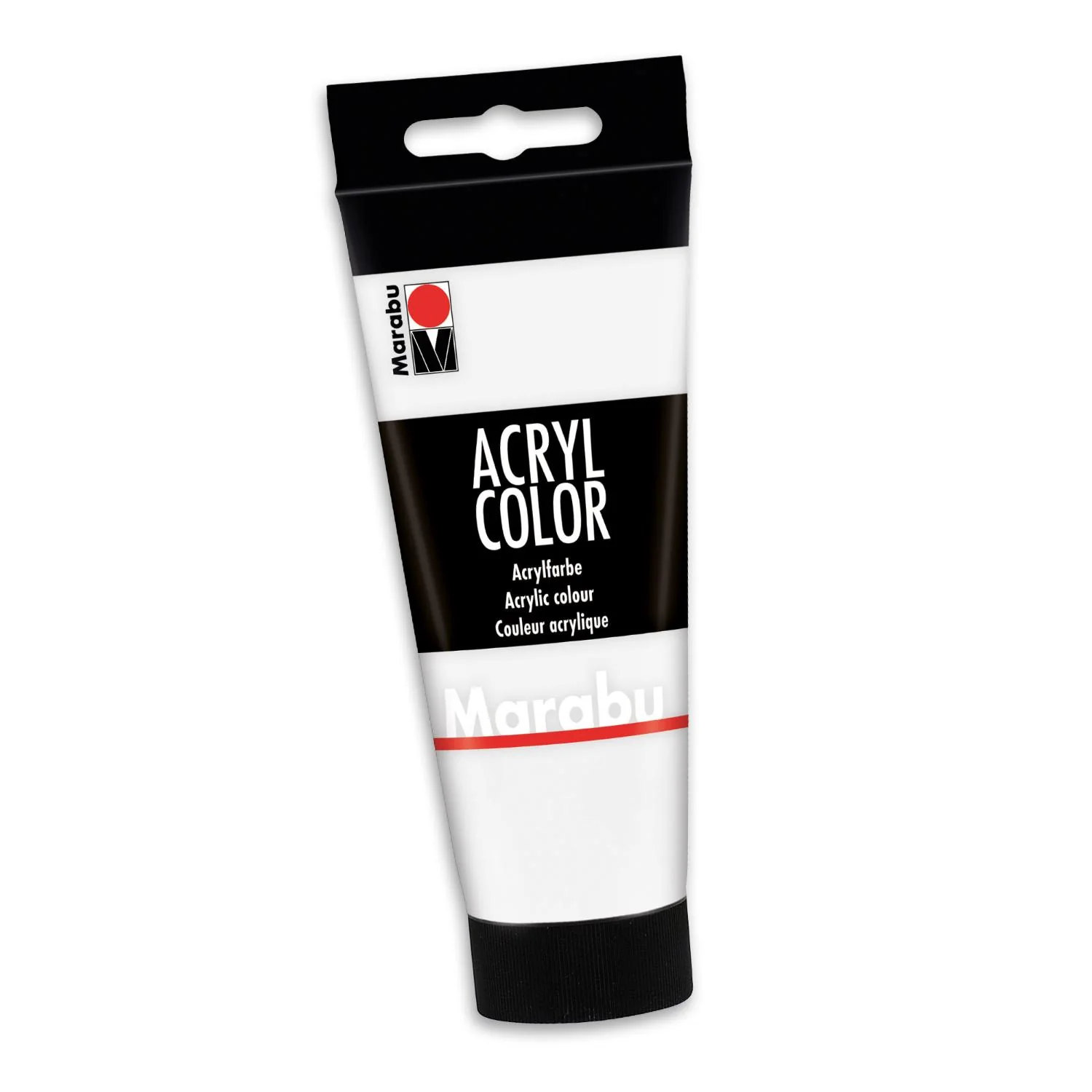 Marabu Acrylfarbe "AcrylColor", weiß, 100 ml (EAN: 4007751472779)